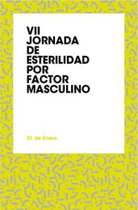 Cartel VII Jornada de esterilidad por factor masculino Ginemed