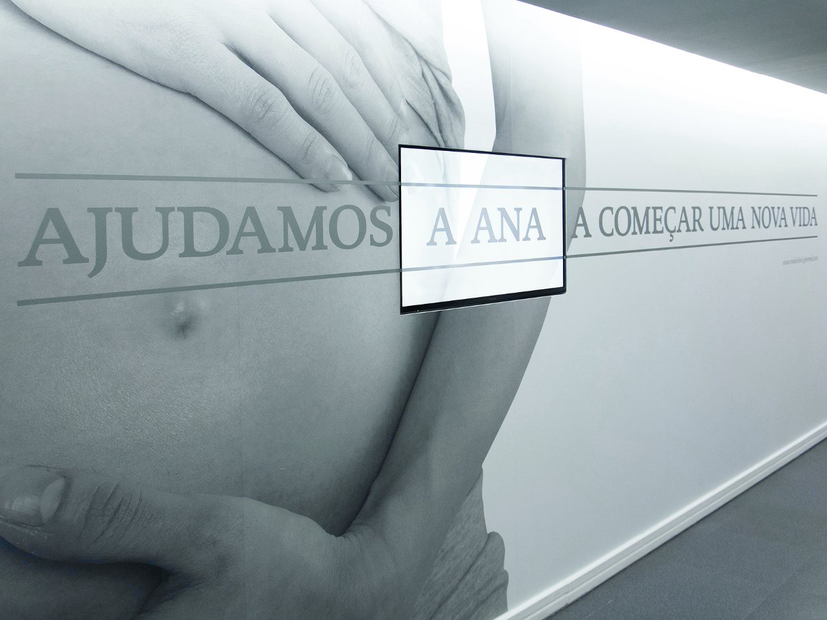 Sala de espera clínica Ginemed Lisboa