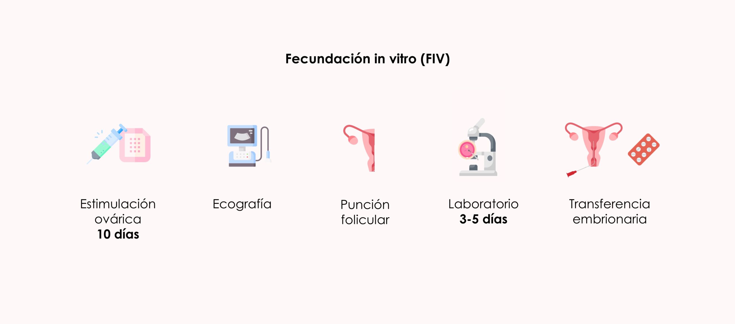 En la Fecundación in vitro (FIV), la progesterona se utiliza antes y después de la transferencia embrionaria