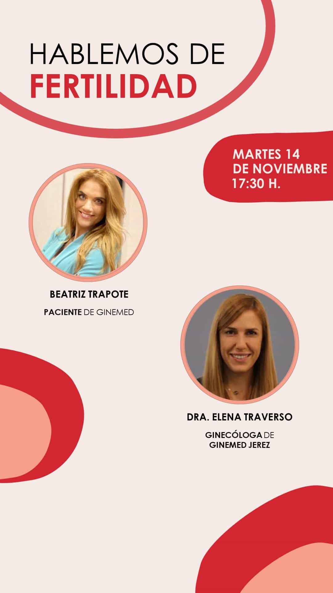 Instagram Live desde Ginemed Jerez con Beatriz Trapote