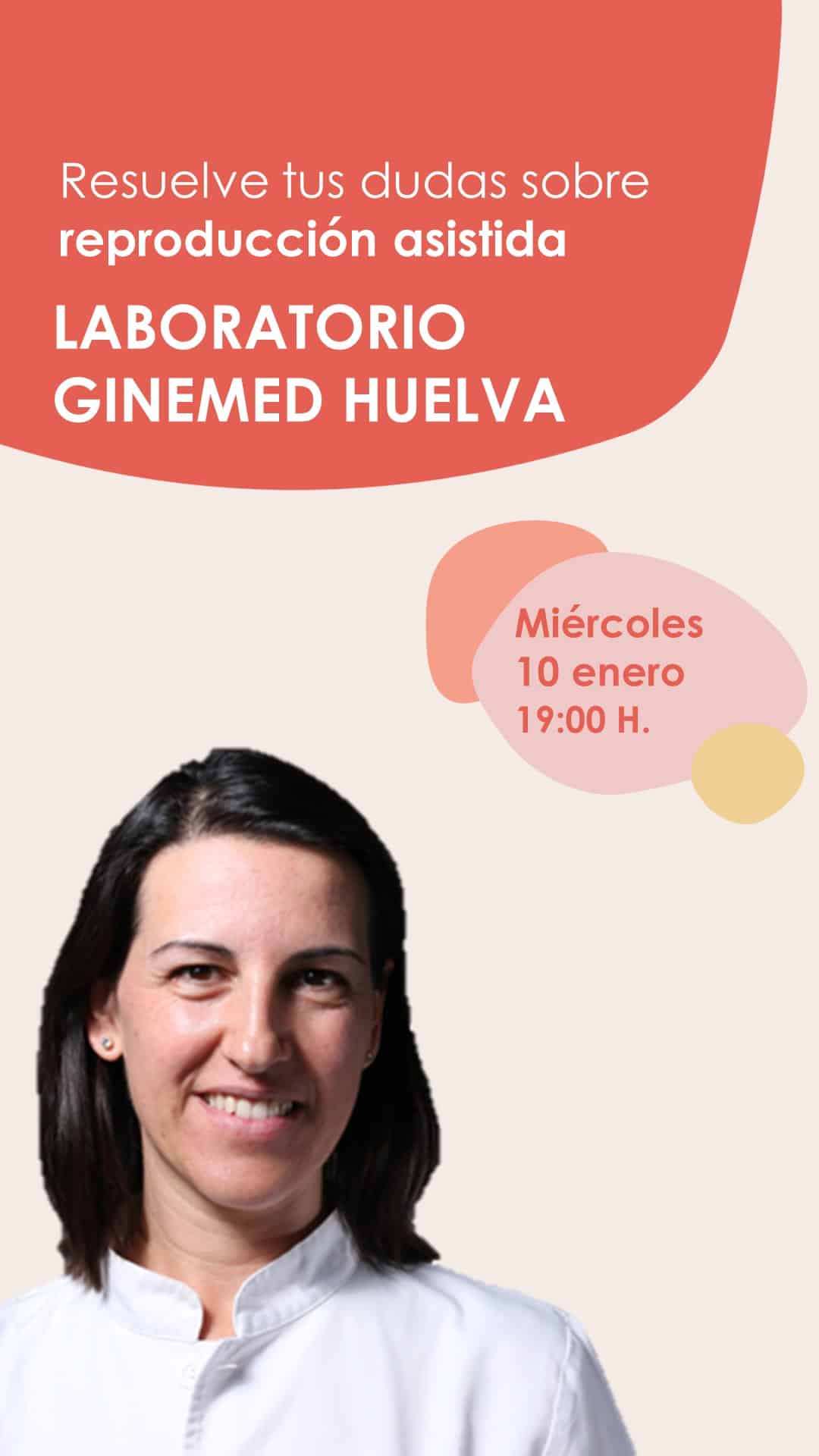 Instagram Live sobre fertilidad desde el laboratorio de reproducción asistida de la clínica Ginemed Huelva