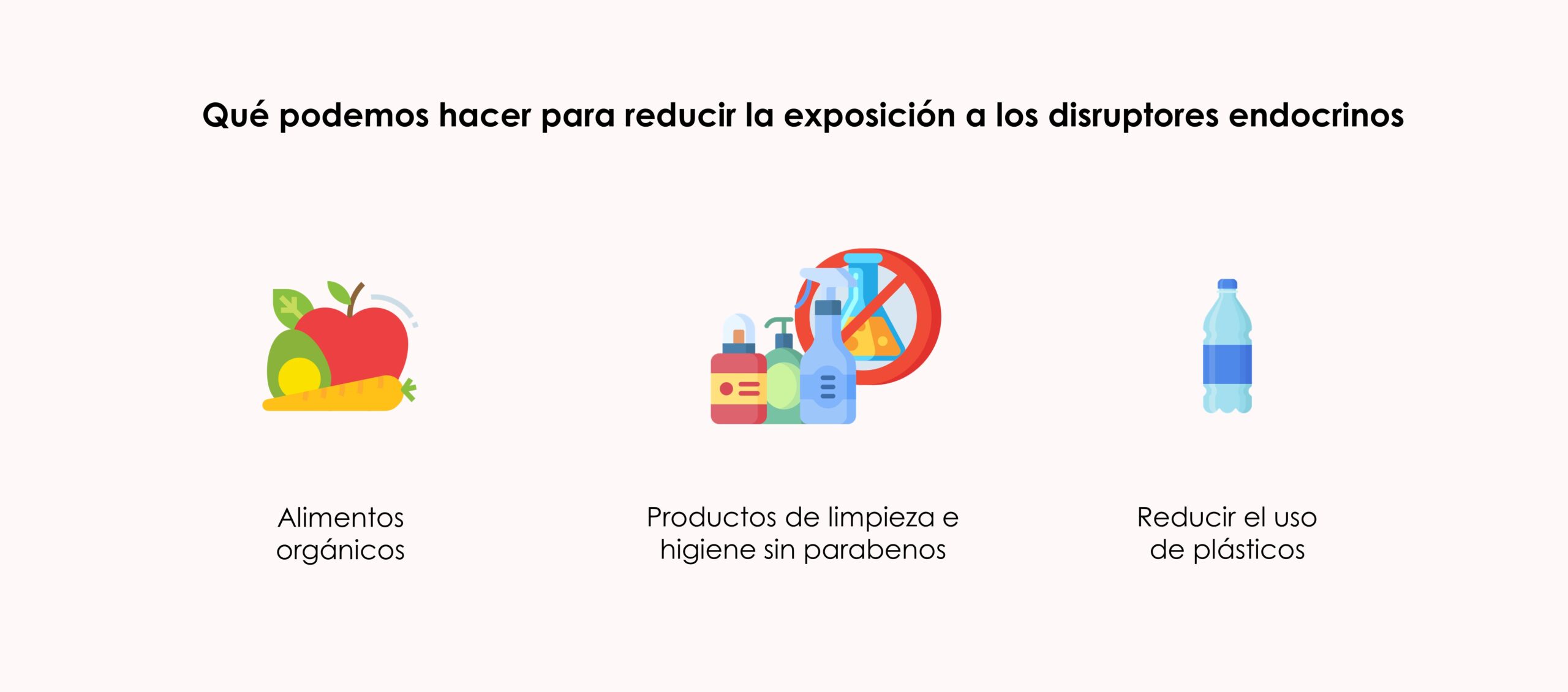 Consejos para reducir la exposición a los disruptores endocrinos