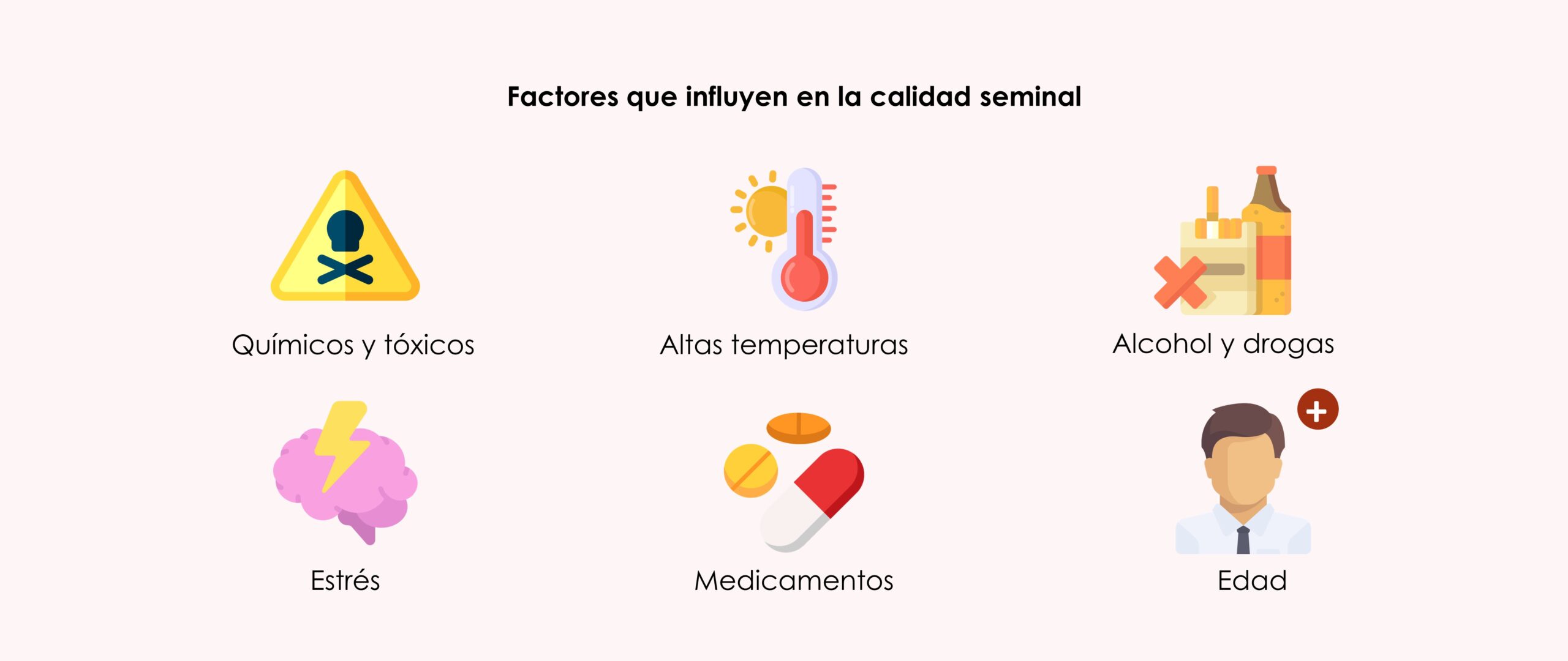 Factores que influyen en la calidad seminal