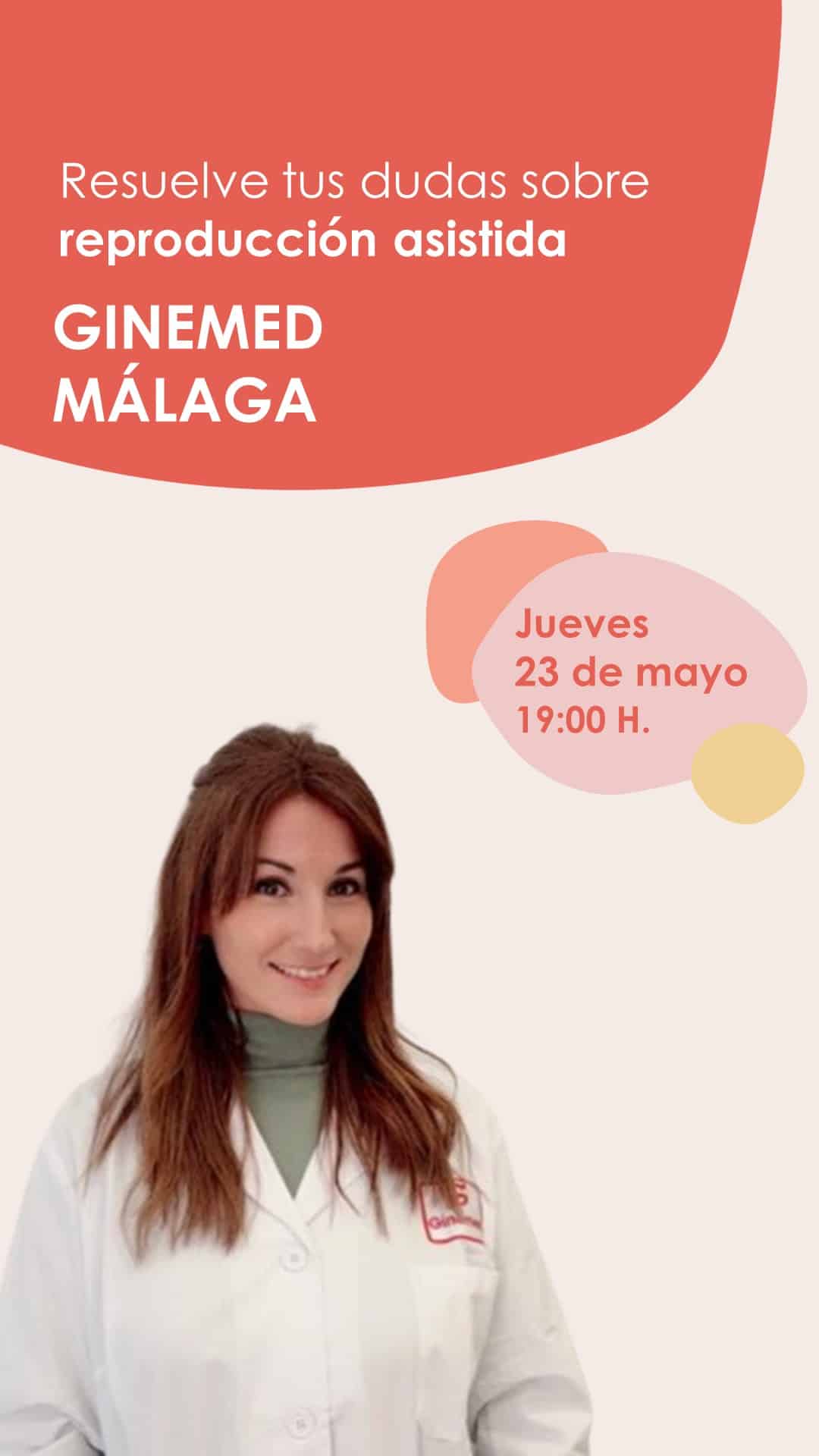 Instagram Live sobre fertilidad desde la clínica de reproducción asistida Ginemed Málaga