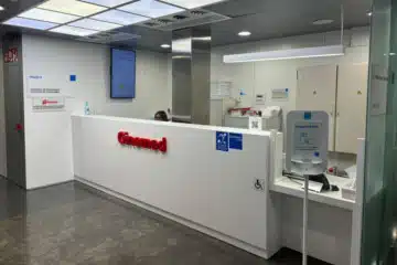 Recepción clínica Ginemed Barcelona