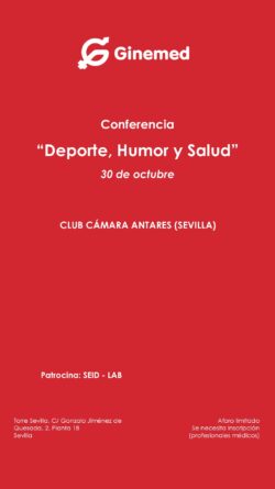 Conferencias Deporte, Humor y Salud organizadas por Ginemed en Sevilla
