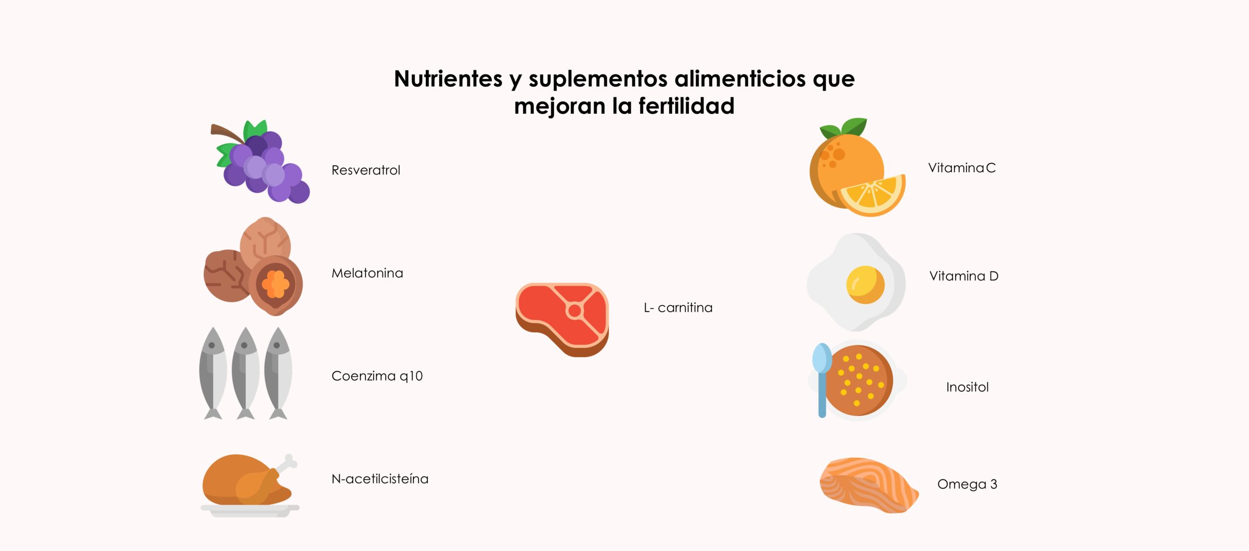 Suplementos alimenticios que mejoran la fertilidad