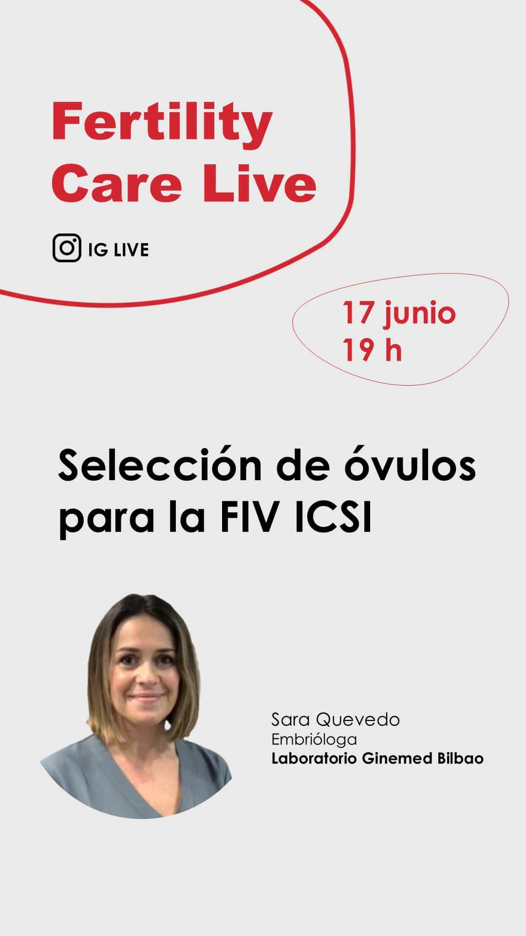IG live sobre selección de óvulos para la fecundación in vitro