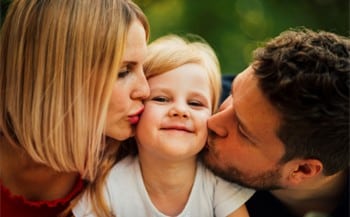 Familia con un hijo
