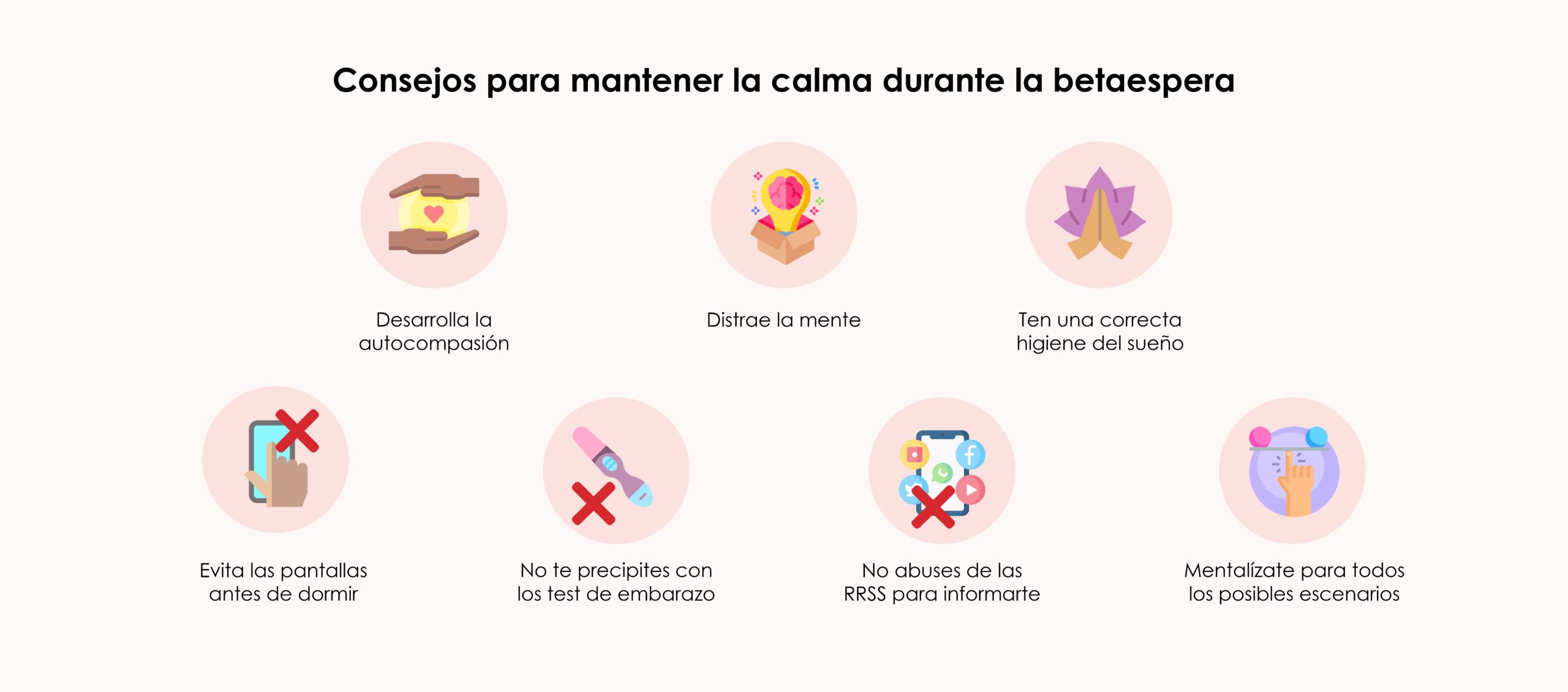 Consejos para mantener la calma durante la betaespera en un tratamiento de reproducción asistida