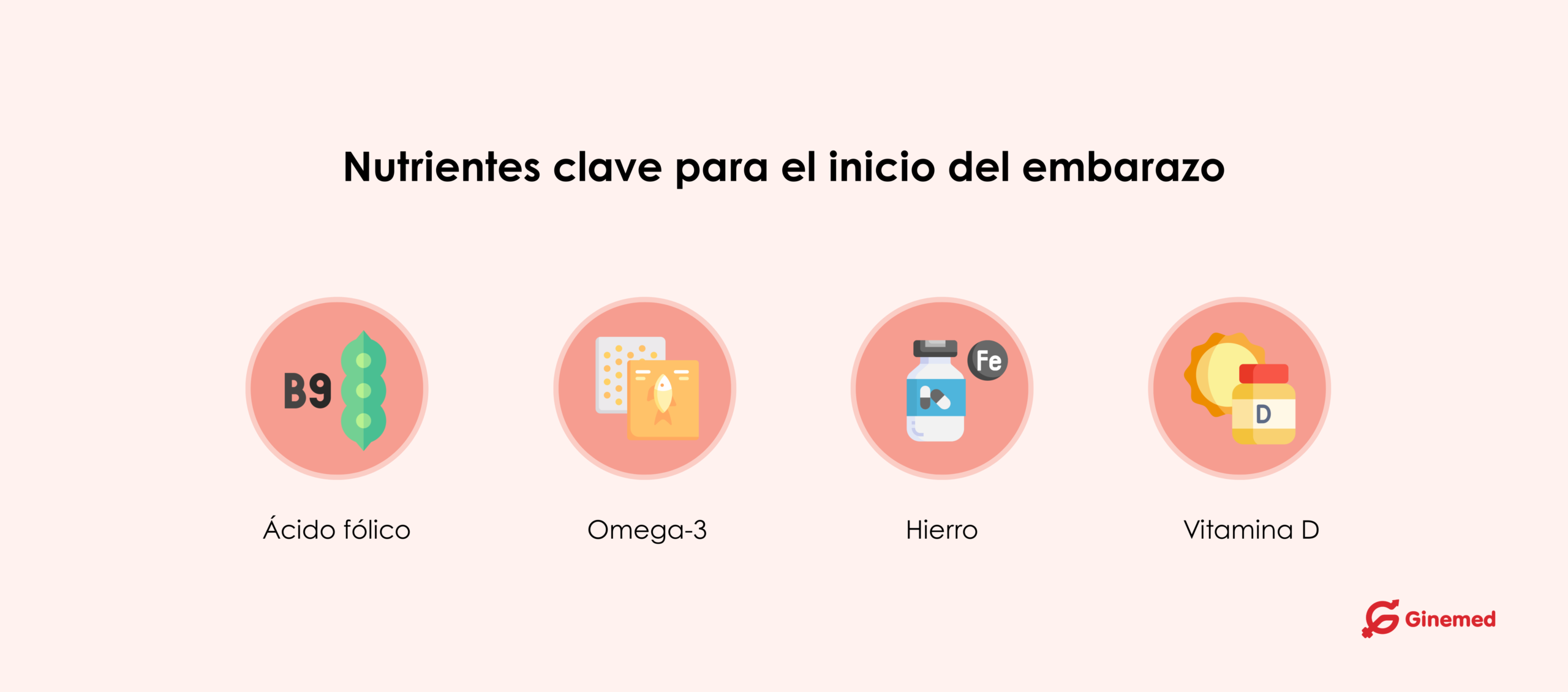 Nutrientes clave para el inicio del embarazo