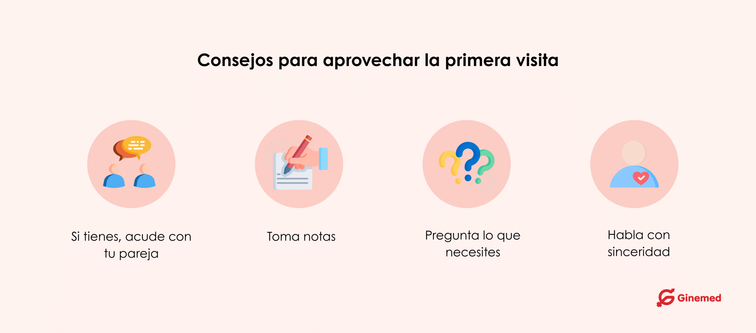 Consejos para aprovechar la primera visita